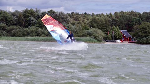 Surfrevier Untergoehren am Fleesensee 